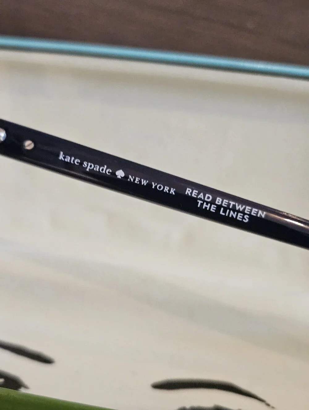Kate Spade Keadra Blue Havana +1.00 Readers w/ Case & Cloth Rx Ready